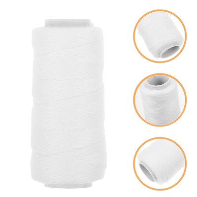  5 Rolls White Cotton Thread Face Pulling Machine Replacement for Epilator Waxed