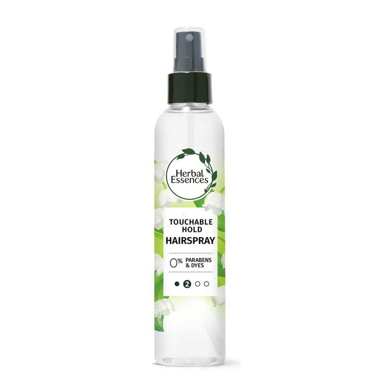 Herbal Essences Touchable Hold Hairspray, Non-Aerosol Hair Spray, 24-Hour Hold,