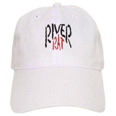 CafePress Poker River Rat Cap 100% Cotton Cap (194768352)