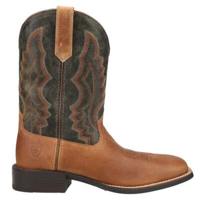 Мужские коричневые повседневные ботинки Ariat Sport Riggin Square Toe Cowboy 10027207