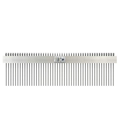 Bon Tool Concrete Texture Comb Brush 24''W 1/8''-Stainless Steel Tines No Handle