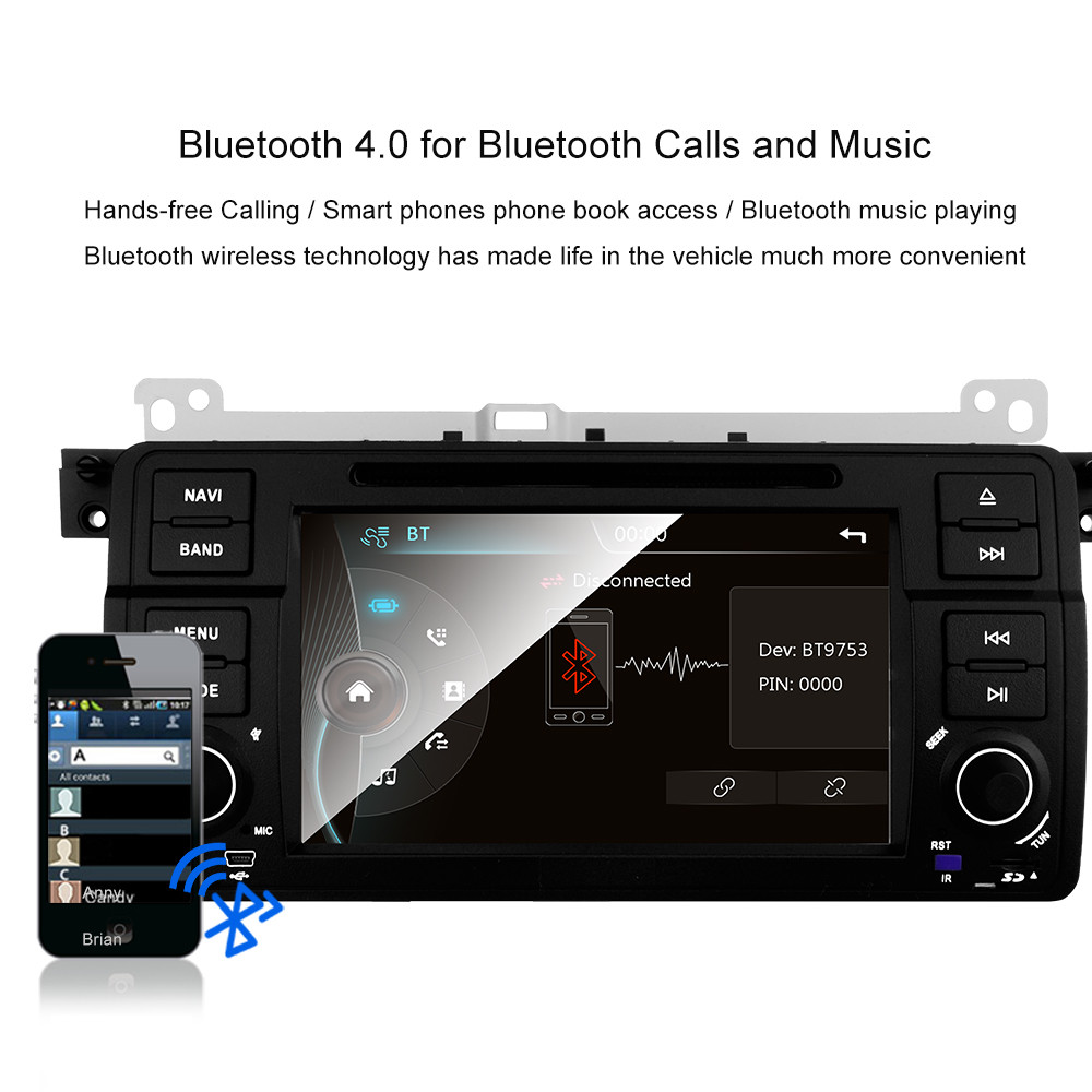 BMW E46 M3 3er 318 320 325 330 MG ZT Car DVD Player Stereo Radio GPS Sat Nav USB | eBay