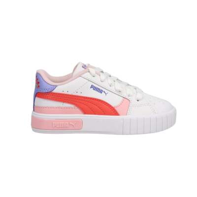 Белые кроссовки Puma Cali Star Rainbow Sunset Youth Girls Повседневная обувь 388744-01