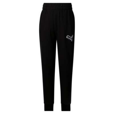 

Puma Splatter Pack French Terry Essential Joggers Youth Boys Black Casual Athlet, Черный, Puma Splatter Pack French Terry Essential Joggers Youth
