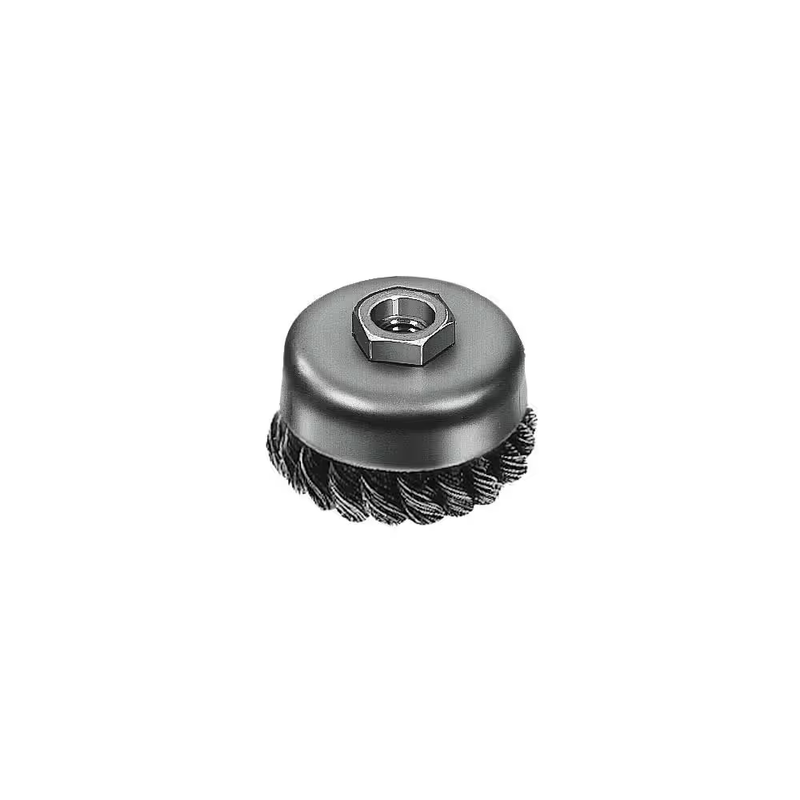 Milwaukee Wire Cup Brush 3 in Carbon Steel Knot Grinder Weld Clean Heavy Pro