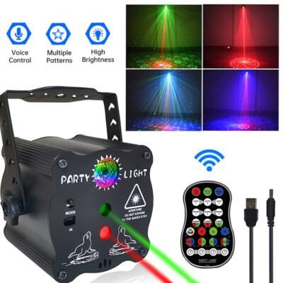 1024Pattern DJ Disco Party Stage Light Laser Projector LED RGB KTV Show Lighting