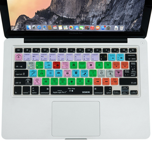 XSKN for Apple Logic Pro X 10 Shortcut Design Silicone Keyboard Skin Cover for &