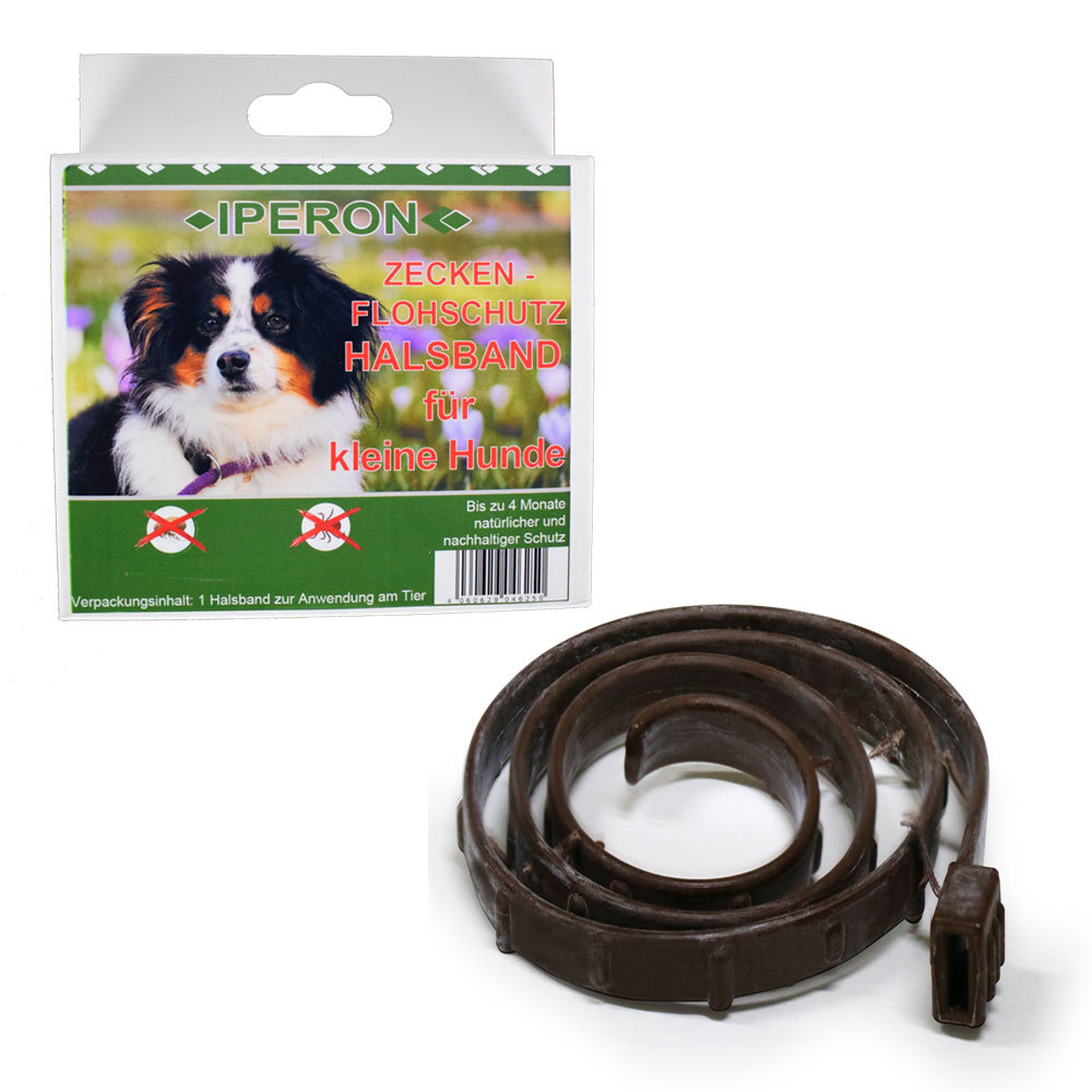 IPERON® Bio Flohhalsband Hund 75 cm Zeckenschutz Flohschutz Halsband