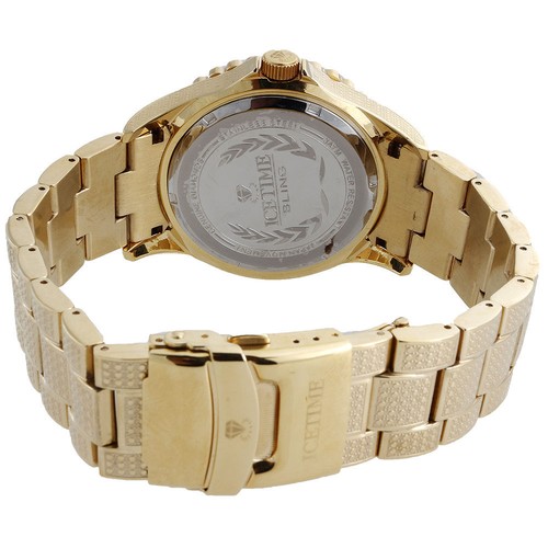 Pre-owned Icetime Mens Diamond Watch Ice Time Bling Jojo Jojino Joe Rodeo Illusion Band 0.25 Ctw. In White