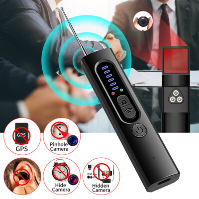 Hidden Camera Detector Antispy Bug GPS Tracker Finder Scanner Device Hotel Car
