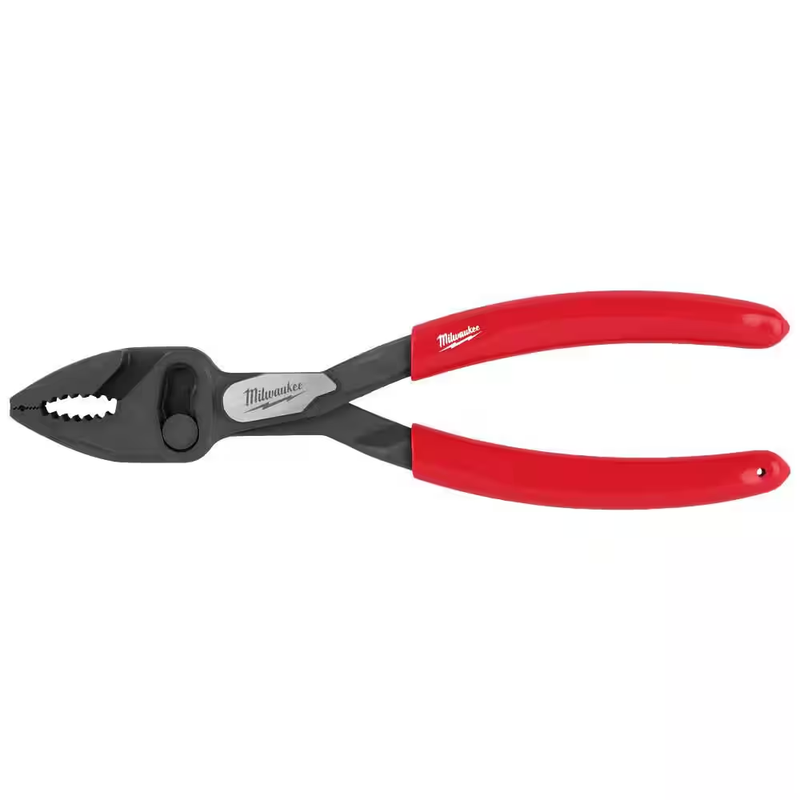 Milwaukee 8 in Slip Joint Pliers Adjustable Groove Pliers Strong Grip Hand Tool