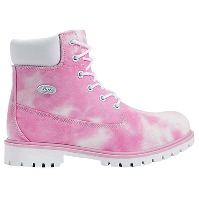 

Lugz Rucker Hi Tie Dye Женские розовые повседневные ботинки на шнуровке WRUCKRHTDC-9752, Розовый, Lugz Rucker Hi Tie Dye Lace Up