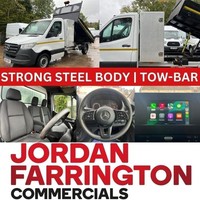 2021 71 reg MERCEDES-BENZ SPRINTER 314 RWD SINGLE CAB TOOL-POD TIPPER *STEEL*