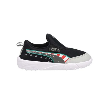 Черные кроссовки Puma Mapf1 Bao Kart Slip On Toddler Boys Повседневная обувь 307051-02