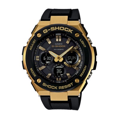 Часы G-Shock G-Steel Solar, черный/золотой