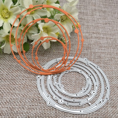 Circle Metal Cutting Dies Scrapbooking Paper Crafts Embossing Stencil Die Cut