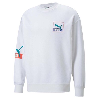 

Мужская толстовка с круглым вырезом Puma Brand Love, размер  53563002, Белый