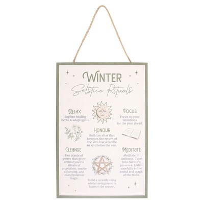 Something Different Winter Solstice Rituals MDF Hanging Sign (SD4994)