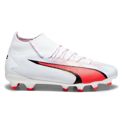 

Футбольные бутсы Puma Ultra Pro Firm GroundAg, белые молодежные кроссовки для мальчиков Athletic Sh, Белый, Puma Ultra Pro Firm GroundAg Soccer Cleats Youth