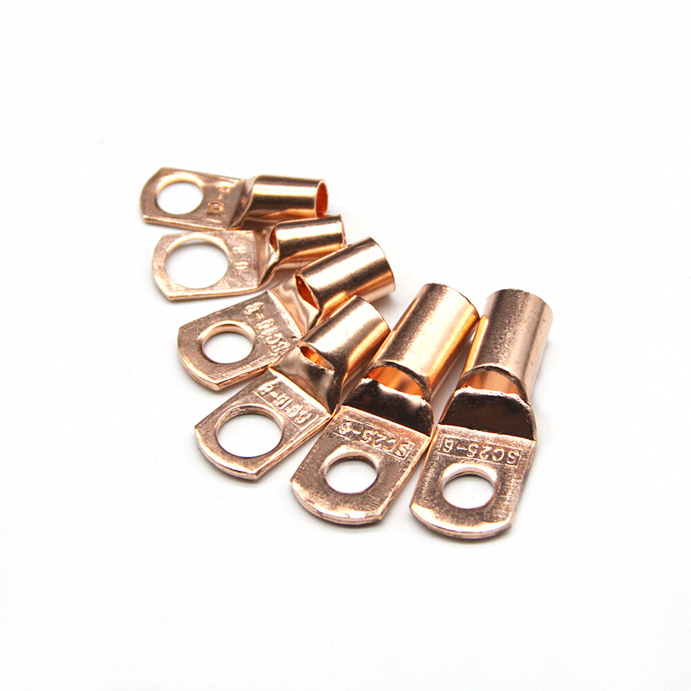 260x Assorted Car Auto Copper Ring Lug Terminal Wire Bare Cable Crimp Connectors