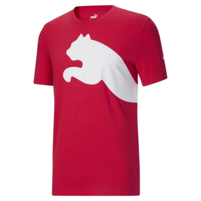 Футболка с круглым вырезом и коротким рукавом с логотипом Puma Oversize, мужские повседневные топы размера XXL, 67