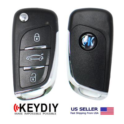 KEYDIY Car Flip Key Remote Peugeot, Citroën, DS Type B-Series 3 Buttons B11-3