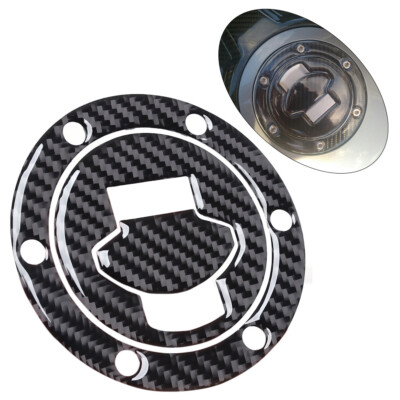 Motorcycle 3D Carbon Fiber Fuel Gas Tank Pad Protector Decal Sticker Universal