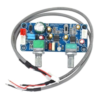 DC9-32V NE5532 Low Pass Filter Bass Subwoofer Preamp Amplifier Board Single