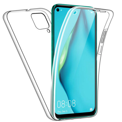 SDTEK Case for Huawei P40 Lite Full Body 360 Gel Cover Front and Back