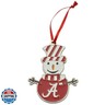 Alabama Crimson Tide Snowman Metal Christmas Ornament