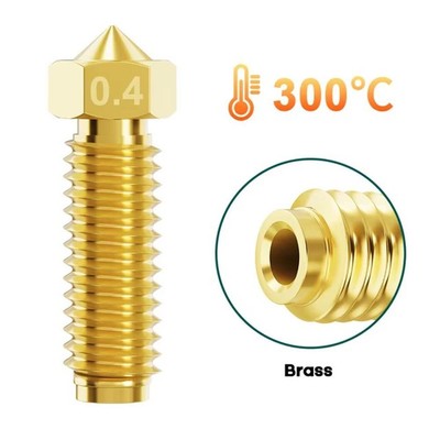0.4mm Nozzle for Anycubic Kobra 3 Volcano 3D Printer Upgraded Parts Accessories