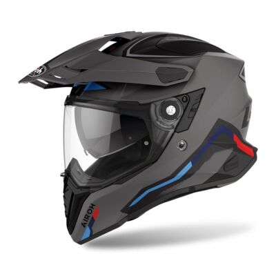 Helmet On-Off Airoh COMMANDER Factor Anthracite Matt