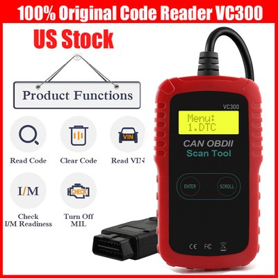 Viecar VC300 Code Reader OBD2 car check Engine light fault codes Diagnostic Tool