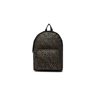 HUGO BOSS HUGO BOSS CATCH_LN ALLOVER LOGO BLACK/GOLD BACKPACK