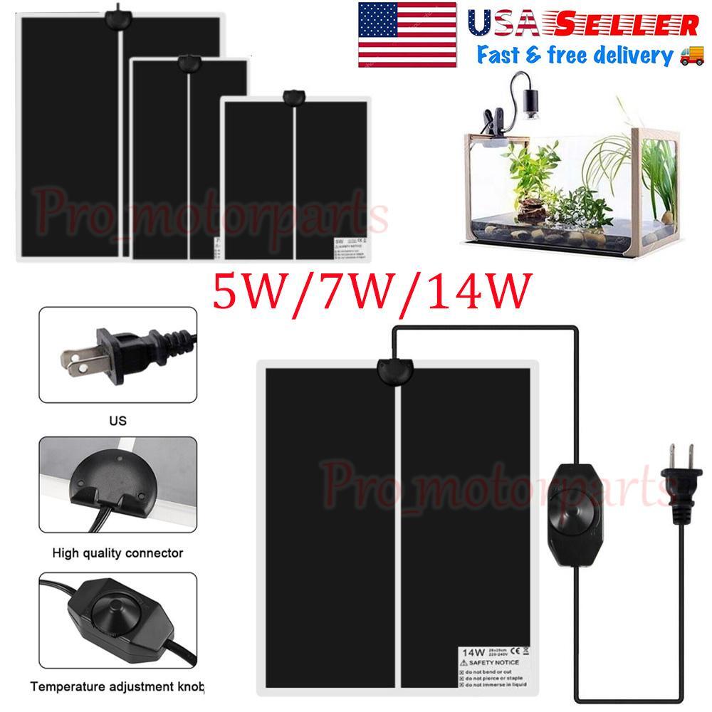 Under Tank W/ Thermostat Switch Aquarium Lizard Mat