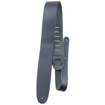 Perri's 2'' Basic Leather Guitar Strap Blue