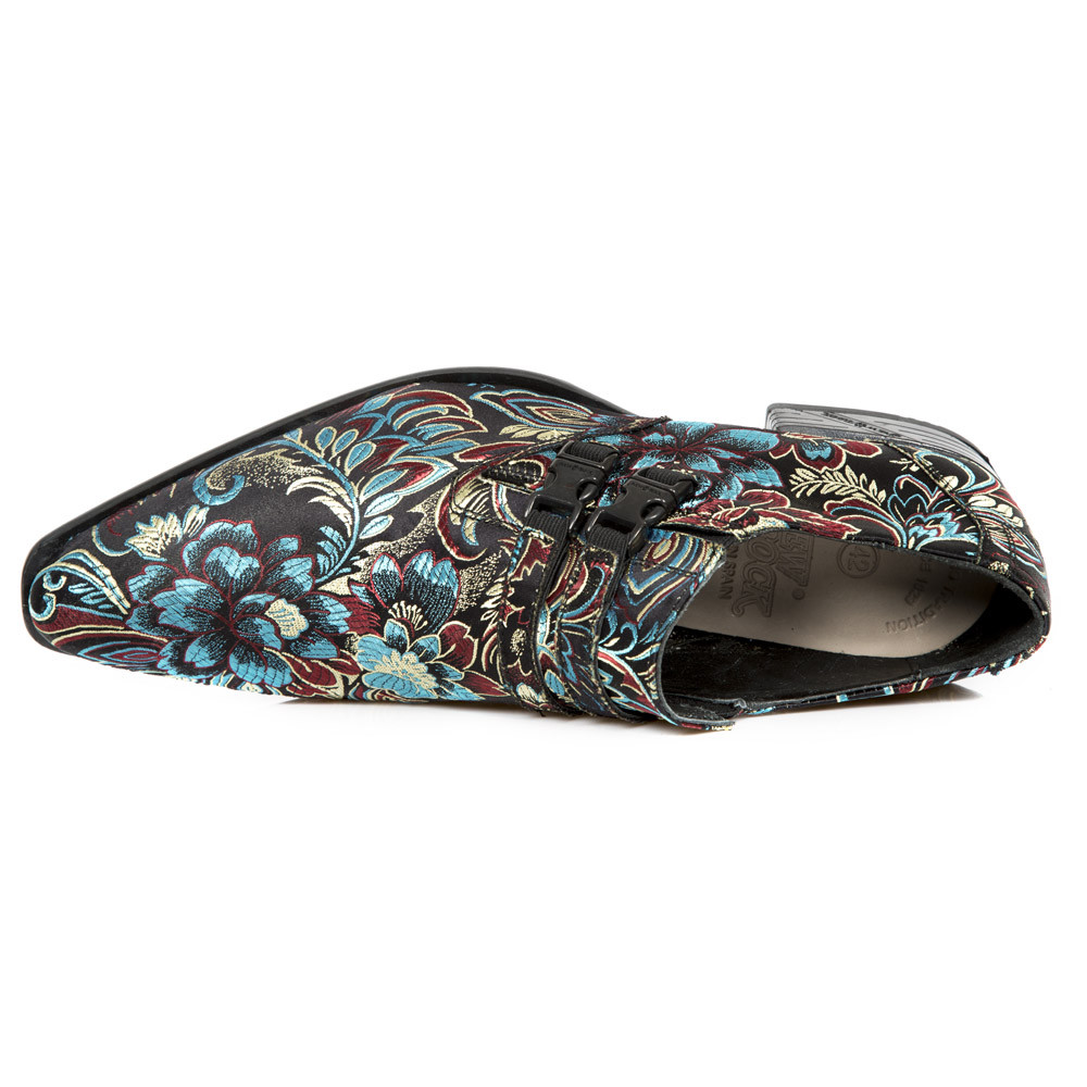 NEW ROCK ROCK M.NW2288 S21 SCHWARZ,ROT,BLAU,YELLOW - STIEFEL, VIP, HERREN