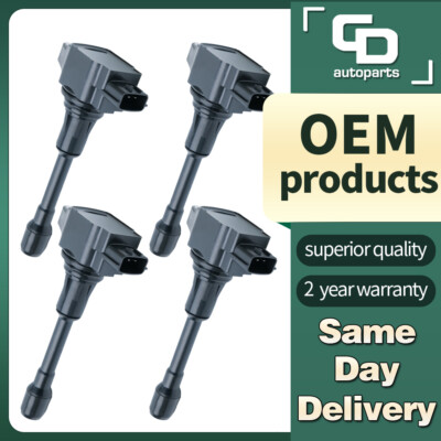 UF549 4X Ignition Coils for Nissan Sentra Altima Cube Rogue Infiniti FX50 2.5L
