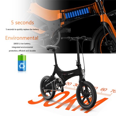 Onebot S6 Elektro Fahrrad 16 zoll Mountainbike EBike 25kmh 250W Klapprad DEU