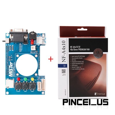 Mister-FPGA-IO Board MiSTer FPGA IO Board V6.1 (with Cooling Fan for NOCTUA)