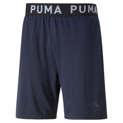 

Puma Formknit бесшовные 7-дюймовые тренировочные спортивные шорты мужские синие повседневные спортивные ботинок, Синий, Puma Formknit Seamless 7" Training Athletic Shorts