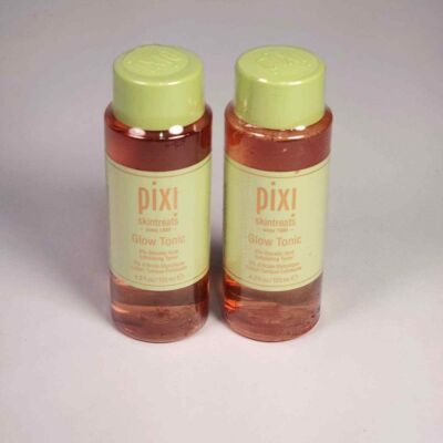 (2) Pixi SkinTreats Glow Tonic Exfoliating Toner 4.2 fl oz 124 ml Ships Fast!