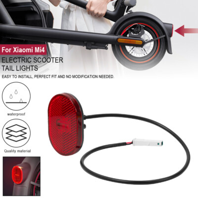For Xiaomi 4/4 Pro/4 Lite Pro Electric Scooter Rear Fender Tail Light Brake Lamp