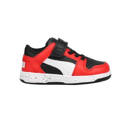 Кроссовки Puma Rebound Layup Lo Speckle V для маленьких мальчиков, размер 4 М, Повседневная обувь 390
