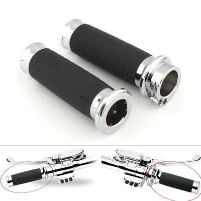 1'' Motorcycle Handlebar Hand Grips Custom universal For Harley Honda Kawasaki