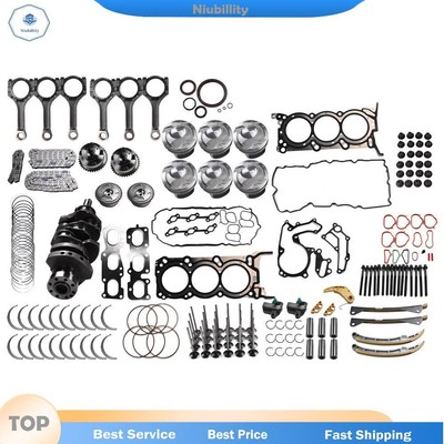G6DH 3.3L Engine Rebuild Overhaul Kit w/ Crankshaft Rods Timing For HYUNDAI KIA