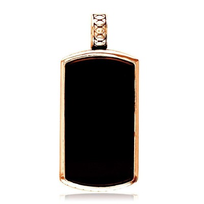 Black onyx dog tag 2025