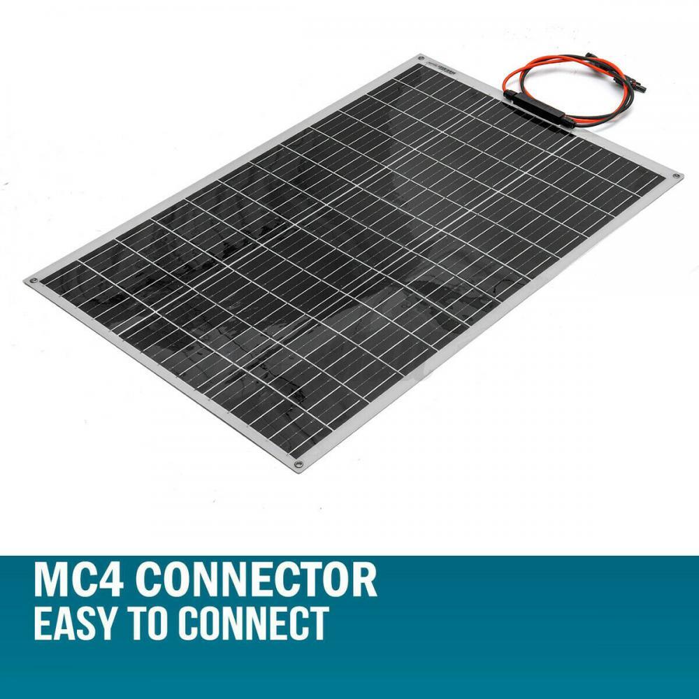 250W flexible Solar Panel 18V Battery Charger Kit Car Camping DIY RV Marine US
