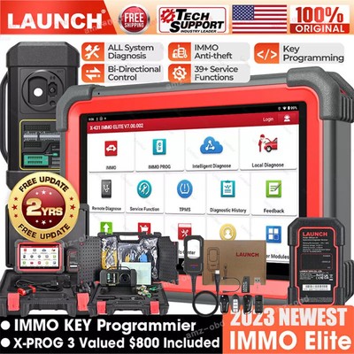 Launch X431 IMMO Elite PRO 5 Key Programming Tool Full System Diagnostic Scanner