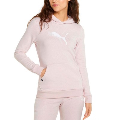 Puma Power Graphic Pullover Hoodie Женская розовая повседневная верхняя одежда 847114-16